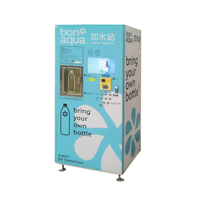 Outdoor Commercial Purpose Coin Operated Purified RO Water Vending Machine
