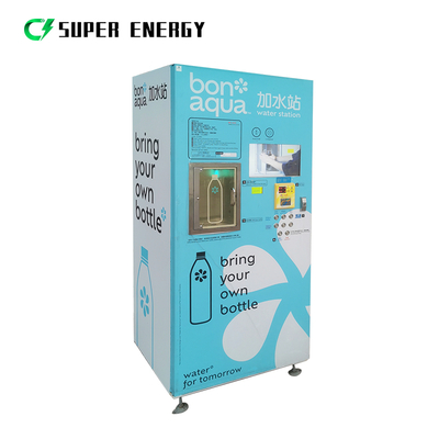Outdoor Commercial Purpose Coin Operated Purified RO Water Vending Machine