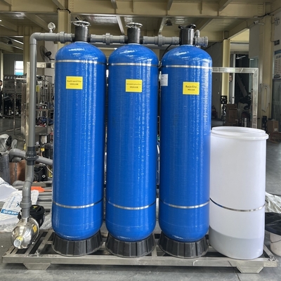 1500l/h Auto Cleaning Reverse Osmosis Water Purification System Water Treatment Machinery With Salt Tank