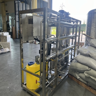 1500l/h Auto Cleaning Reverse Osmosis Water Purification System Water Treatment Machinery With Salt Tank