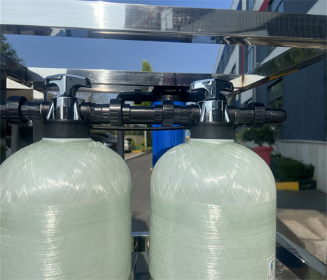 1t/h Ro Frp Pressure Vessel Safety Water Filter Purified Water Drinker Ro Plant