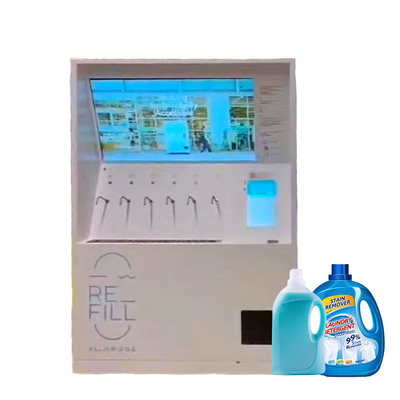 Two Coin and Banknote Payment Systems Vending Machines for Milk Laundry Detergent and Hand Sanitizer Liquid with SDK Function