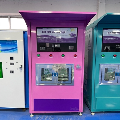Factory Price Coin Token QR Code Payment System Filling 1L Bottle Laundry Liquid Detergent Vending Machine