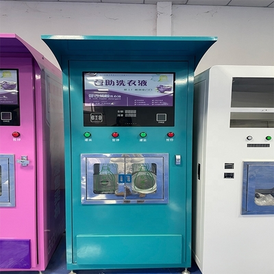 Factory Price Coin Token QR Code Payment System Filling 1L Bottle Laundry Liquid Detergent Vending Machine